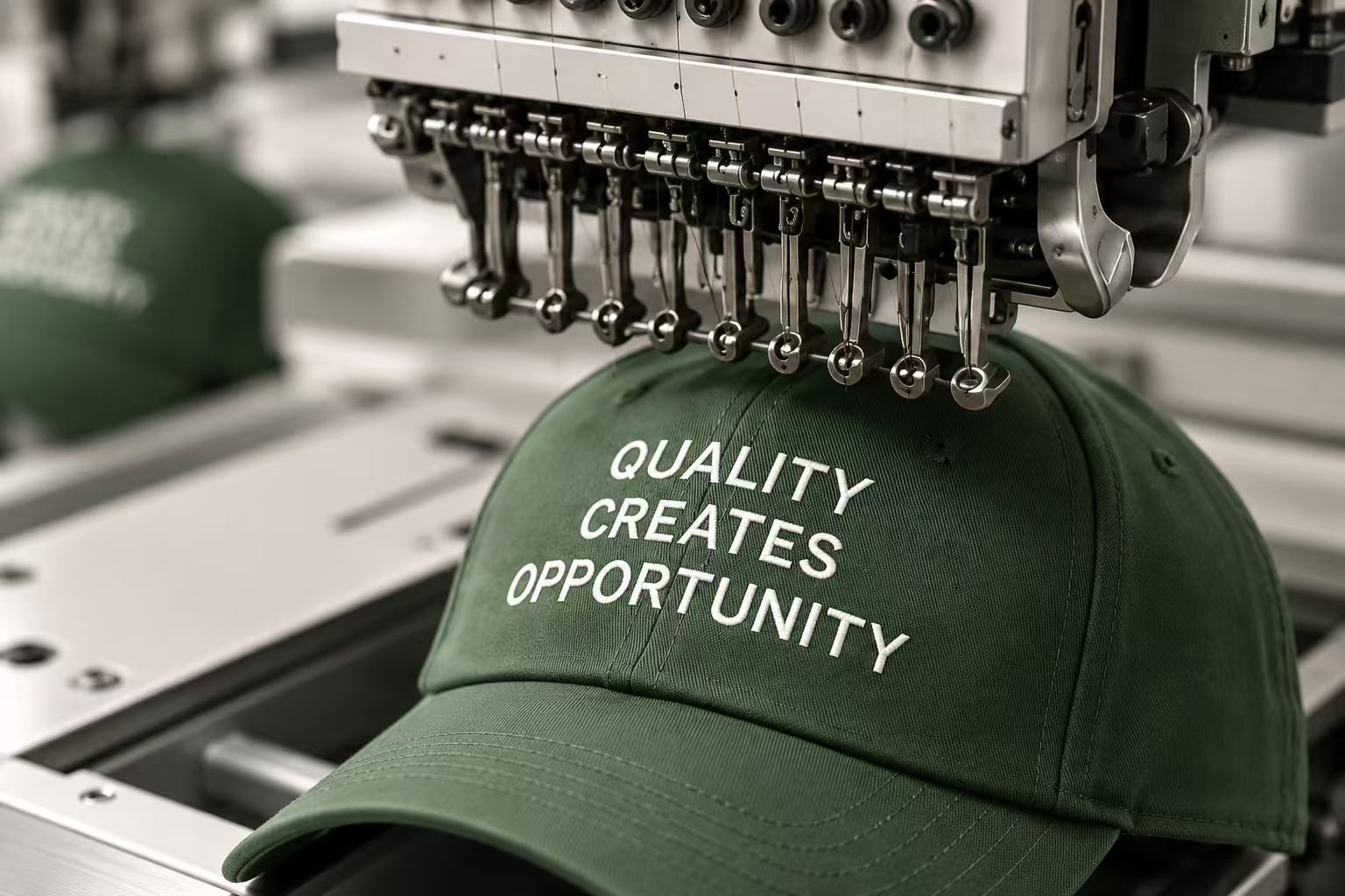 Produce stage of the Neutronium headwear process